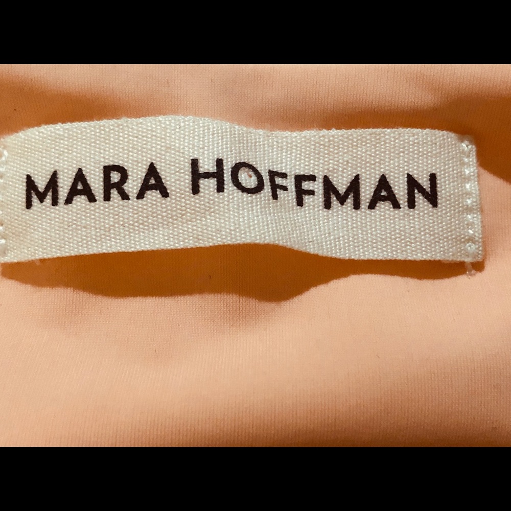 Mara Hoffman Aya Halter Keyhole Plunge Swimsuit - Picture 3 of 4
